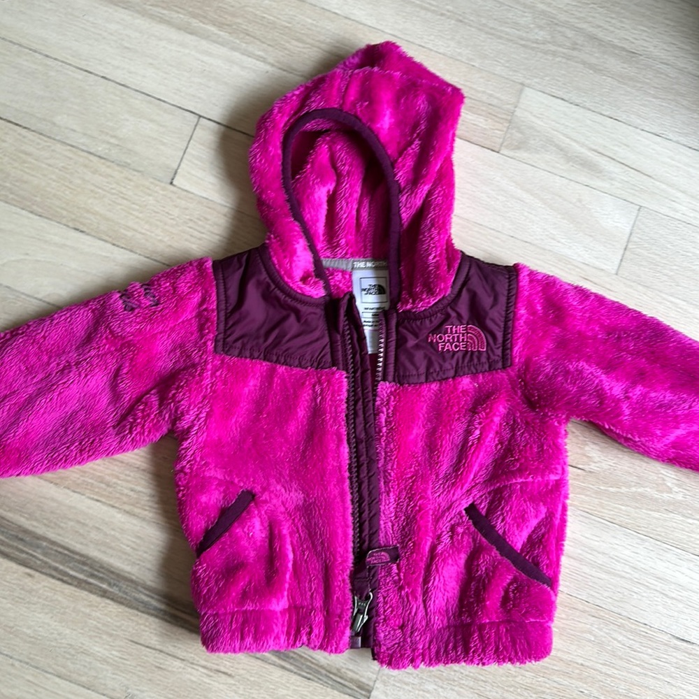 EUC The North Face zip sweater 3-6M